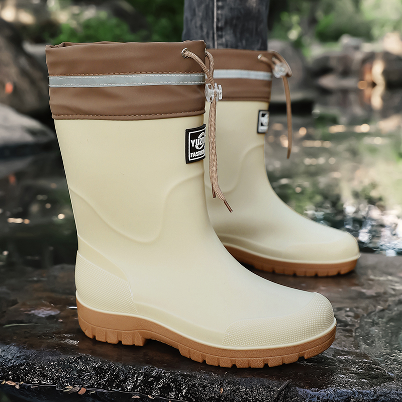 Sepatu Bot Hujan Pria Setinggi - Fishing Boots ulasan dan harga